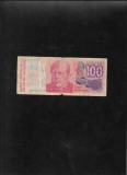 Argentina 100 australes 1985(90) seria98915676 graffiti