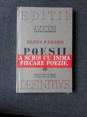 POESII - ELENA FARAGO foto