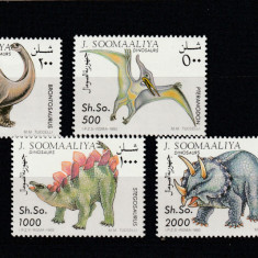 Somalia 1993-Fauna,Animale preistorice,serie 4 val.,MNH,Mi.480-483