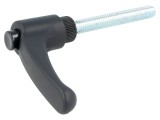 Manetă franceză neagră 60mm filet 63mm manetă