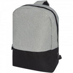 Rucsac laptop 15.6 inch, Everestus, 21OCT1368, 33 x 44 x 10 cm, Poliester, Poliester, Gri, saculet si eticheta bagaj incluse foto