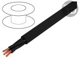 Cablu Neecranat 4x0,75mm2 Negru 300V/500V
