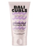 Cumpara ieftin Gel cu fixare puternica Bali Curls Strong Hold Flaxseed Gel 150 ml, gel extra strong cu seminte de in pentru bucle definite, fixare de lunga durata si