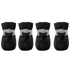 Set ghetute botosei Edman Protector Walker Care, pentru caini, marimea 4XL, Negru, 4 bucati