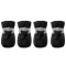 Set ghetute botosei Edman Protector Walker Care, pentru caini, marimea 3XL, Negru, 4 bucati