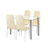 Nolen 4+1 set de sufragerie bej