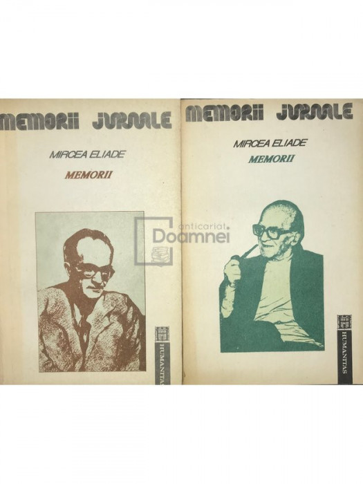 Mircea Eliade - Memorii, 2 vol (editia 1991)