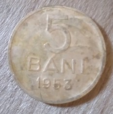 5 bani 1953 foto