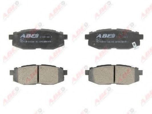 Set placute frana,frana disc SUBARU LEGACY V Combi (BM, BR) (2009 - 2016) ABE C27004ABE