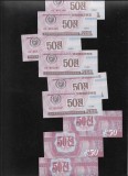 Coreea de Nord 50 chon 1995 (1988) Pyongyang Cultural Festival unc pret pe bucata
