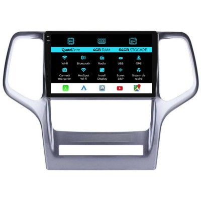 Navigatie Dedicata Jeep Grand Cherokee (2010-2014),QuadCore, 9Inch, 4Gb Ram, 64Gb Stocare, Carplay foto