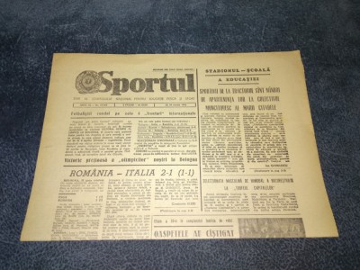 ZIARUL SPORTUL 29 MARTIE 1984 foto