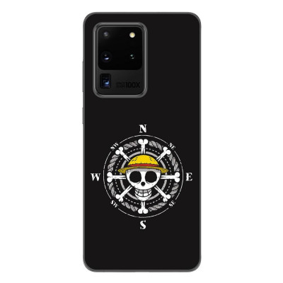 Husa compatibila cu Samsung Galaxy S20 Ultra Silicon Gel Tpu Model One Piece Logo foto