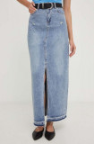 Answear Lab fusta jeans maxi, drept