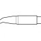 V&acirc;rf şurubelniţă &icirc;ndoită 4,8x1,5mm longlife, C250412