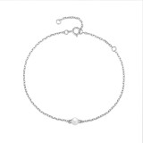 Cumpara ieftin Bratara argint 925, JW1017, model elegant, placata cu rodiu, DELIS