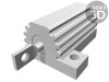 Rezistor bobinat cu radiator 2,2&Omega; 16W