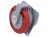 Conector alimentare AC, IEC 60309, IP67, 32A, 415V AC, 5 pini, AMPHENOL - 2CMA166982R1000