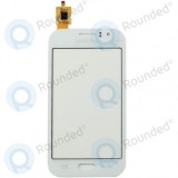 Panou tactil cu digitizor Samsung Galaxy J1 Ace (SM-J110) alb