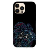 Husa compatibila cu Apple iPhone 15 Pro Max model Mushroom cloud, Silicon, TPU, Viceversa, Transparent, Carcasa