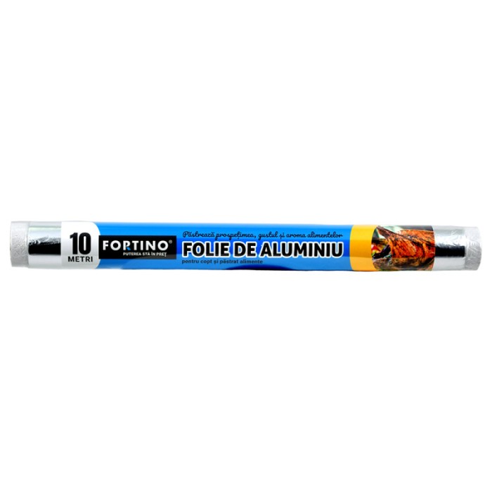 Folie aluminiu Fortino, 29 cm x 10 m