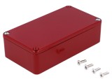 Carcasă universală aluminiu roșu 60x112x31mm