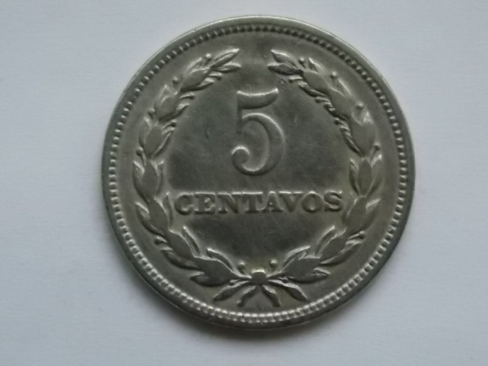 5 CENTAVOS 1956 EL SALVADOR