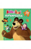 Masha si Ursul. Superpuzzle 150 piese - Autor Anonim - Litera