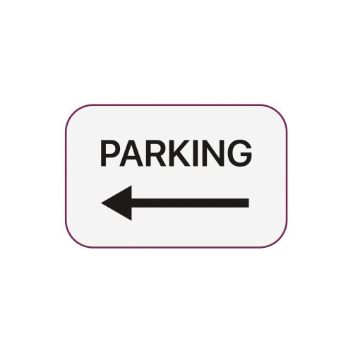 Abtibild &quot;PARCARE STANGA&quot; Cod: TAG 032 / T2 Automotive TrustedCars