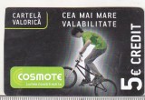Bnk card Romania - Cosmote 5 euro - 18/01/2014 - RO-COS-REF-0014-140118A