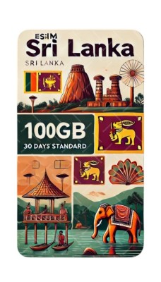 eSIM Sri Lanka 100GB 30Days Standard foto