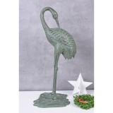 Pasare verde din metal pentru gradina LTA350, Ornamentale