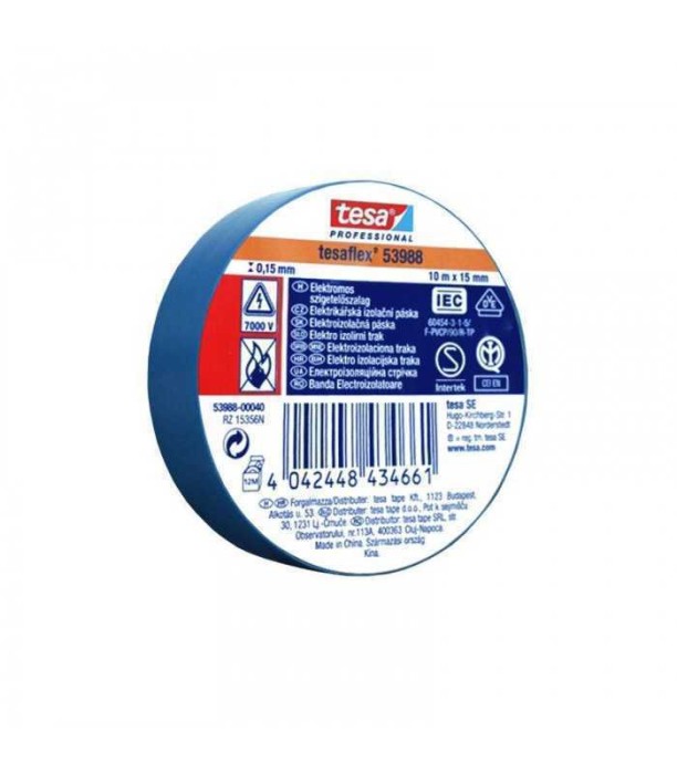 Banda 10m izolatoare TESAFLEX albastru