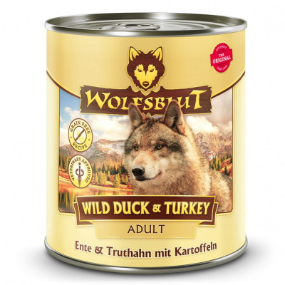 Conservă Wolfsblut Wild Duck &amp;amp;amp; Turkey 800 g foto