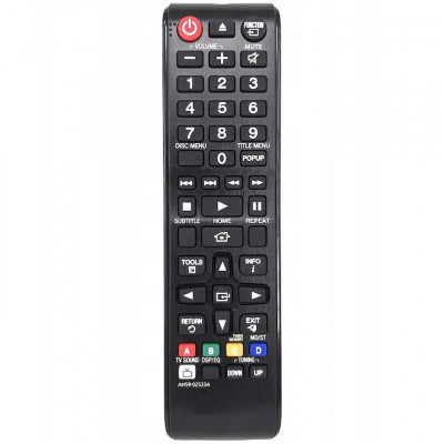 Telecomanda pentru Samsung DVD Blue-Ray AH59-02533A, x-remote, Negru foto