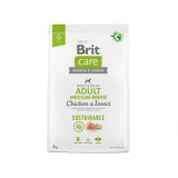 Brit Care Dog Sustainable Adult Medium Breed, hrana uscata pentru caini, 3 kg
