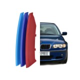 Cumpara ieftin Set ornamente dungi grila fata auto compatibile BMW Seria 3 E46 Cabrio Coupe 2003-2006