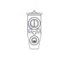 Supapa de expansiune Chevrolet Trax, 2012-; Opel Mokka/Mokka X, 2012-, Aluminiu, Tip Gaz: R1234yf, OE: 1618462; 95920153,