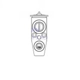 Supapa de expansiune Chevrolet Trax, 2012-; Opel Mokka/Mokka X, 2012-, Aluminiu, Tip Gaz: R1234yf, OE: 1618462; 95920153,