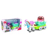 Jucarie muzicala Unicorn "Trasura cu lumini", sunete si miscare, 26,5x10x15,50 cm, EMC ONSHOP&reg;