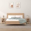 VidaXL Noptiere, 2 buc., 40x35x55 cm, lemn masiv de pin