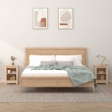 VidaXL Noptiere, 2 buc., 40x35x55 cm, lemn masiv de pin
