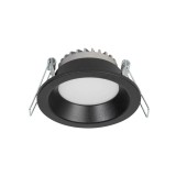 Downlight LED rotund compact 6W 4000K, negru, Metsan
