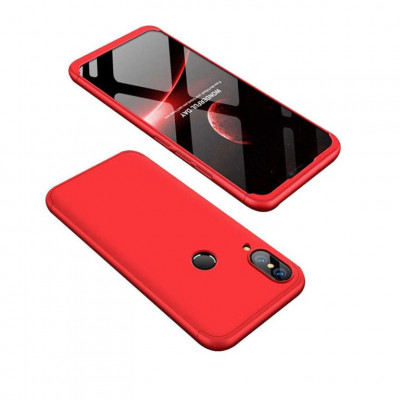 Husa Telefon Plastic Apple iPhone X iPhone XS 360 Full Cover Red foto