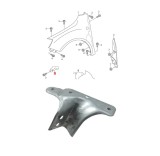 Suport aripa fata SKODA FABIA (5J), 03.2007-2015; ROOMSTER/PRAKTIK (5J), 07.2006-2015, partea stanga, original, exterior,