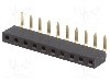 Conector 10 pini, seria {{Serie conector}}, pas pini 2.54mm, NINIGI - ZL306-10
