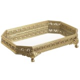 Tava din rasina Elegance Gold 40cm, Inart