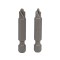 Set 2 biti pentru insurubare, Wolfcraft 2982000, pentru cap deteriorat, SR1 / SR2