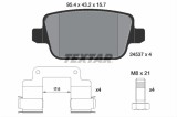 Set placute frana TEXTAR 2453702