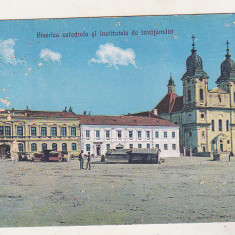 bnk cp Blaj - Biserica catedrala si institutele invatamant - uzata 1923